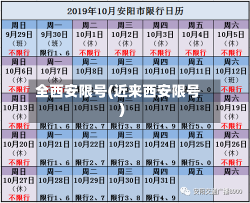 全西安限号(近来西安限号)-第3张图片