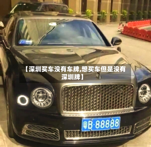 【深圳买车没有车牌,想买车但是没有深圳牌】-第3张图片