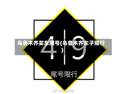 乌鲁木齐买车限号(乌鲁木齐车子限行)-第2张图片