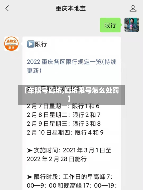 【车限号廊坊,廊坊限号怎么处罚】