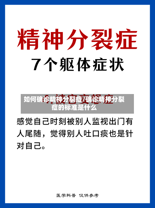 如何确诊精神分裂症/确诊精神分裂症的标准是什么-第2张图片