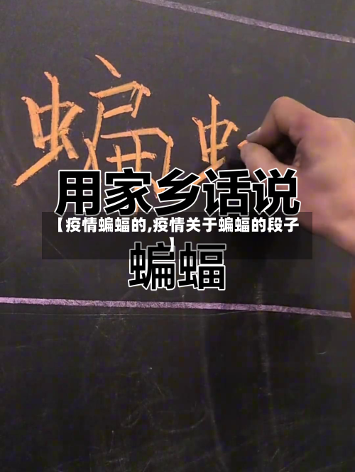 【疫情蝙蝠的,疫情关于蝙蝠的段子】-第2张图片