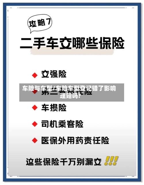 车险与车型/车险车型登记错了影响理赔吗?-第2张图片