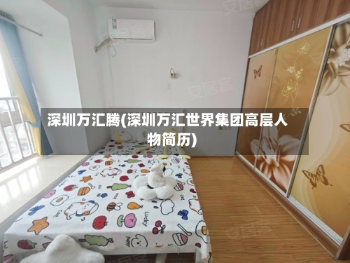 深圳万汇腾(深圳万汇世界集团高层人物简历)