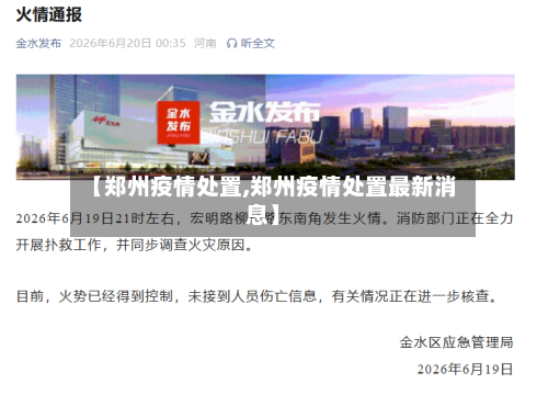 【郑州疫情处置,郑州疫情处置最新消息】-第3张图片